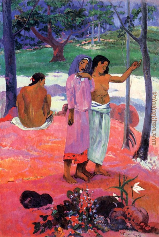 The Call painting - Paul Gauguin The Call art painting